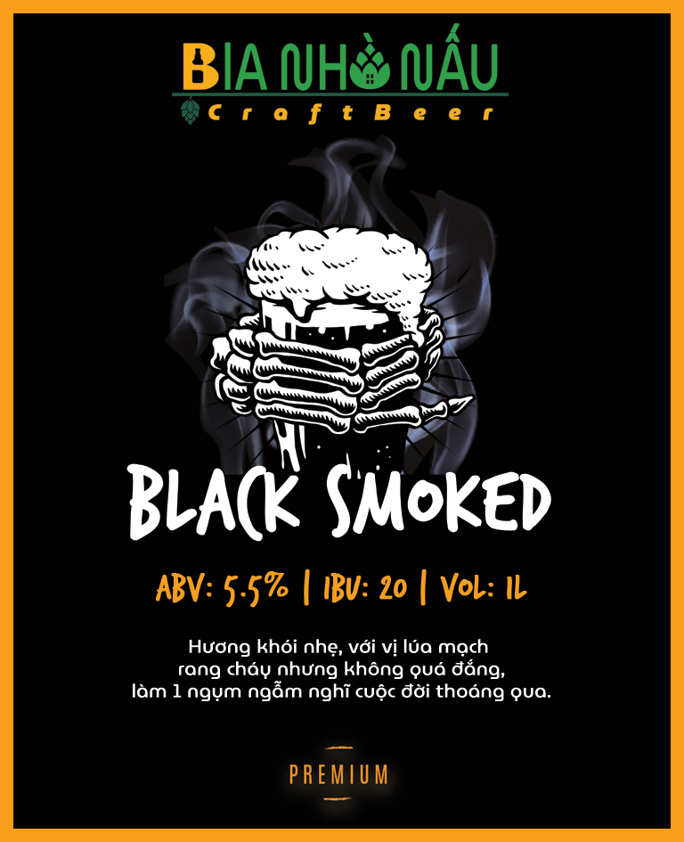 Bia Den Black Smoked